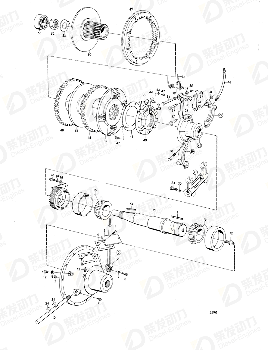 volvo penta Clutch 815480 Drawing volvo penta Clutch 815480 Drawing